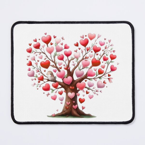 Item preview, Romantique heart tree art designed and sold by sundos.