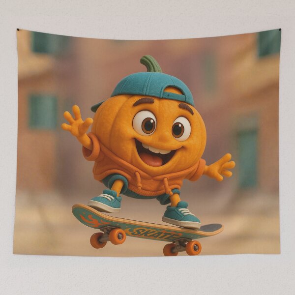 Item preview, Skater Pumpkin designed and sold by Sillytoe.