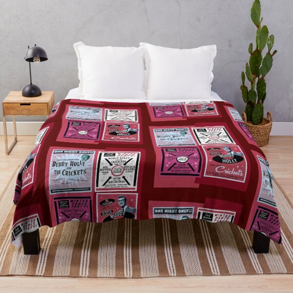 Item preview, Buddy Holly Collage Red designed and sold by Normbot2000.