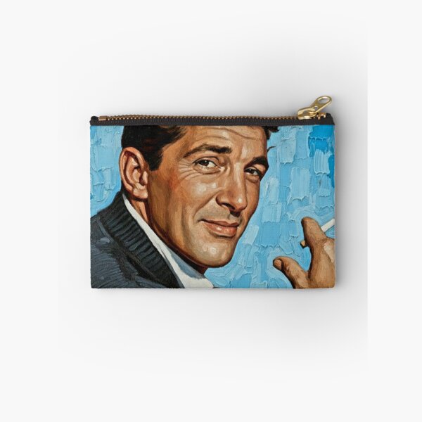Item preview, The Velvet Rebel: Dean Martin Mid-Century Azure Portrait designed and sold by Art's Diner.