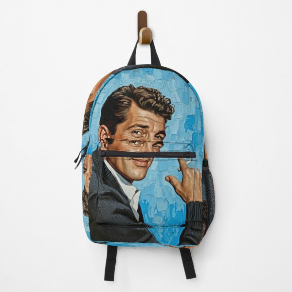 Item preview, The Velvet Rebel: Dean Martin Mid-Century Azure Portrait designed and sold by Art's Diner.