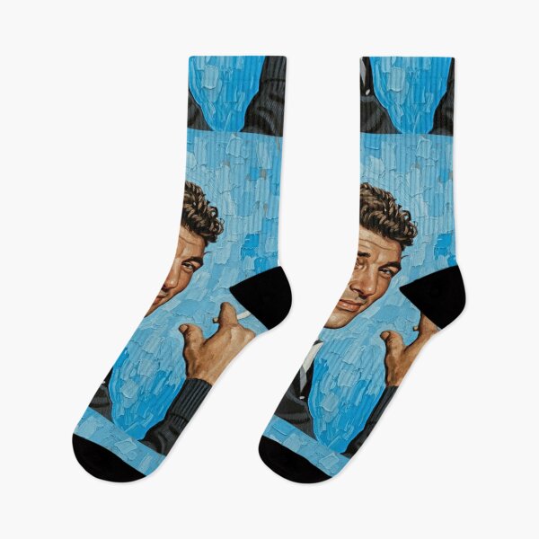 Item preview, The Velvet Rebel: Dean Martin Mid-Century Azure Portrait designed and sold by Art's Diner.