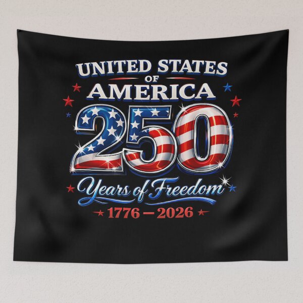 Item preview, 250 Years America 250 1776 2026 250th Anniversary US Flag designed and sold by will freed18.