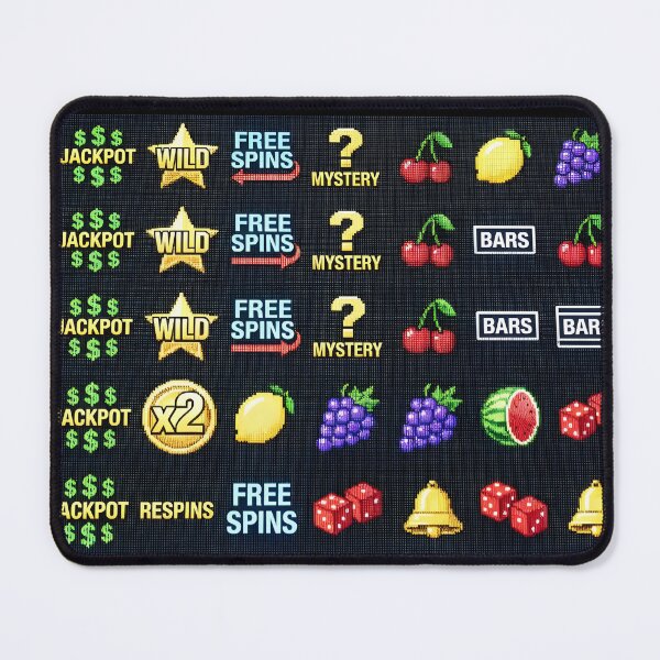 Item preview, Vibrant slot machine screen with colorful symbols and jackpot designed and sold by Creative88Art.