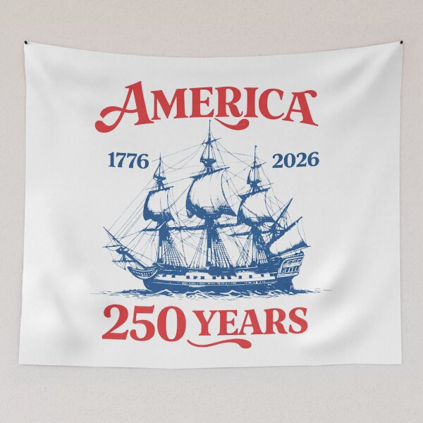 Item preview, 250 Years America 250 1776 2026 250th Anniversary US Flag designed and sold by will freed18.