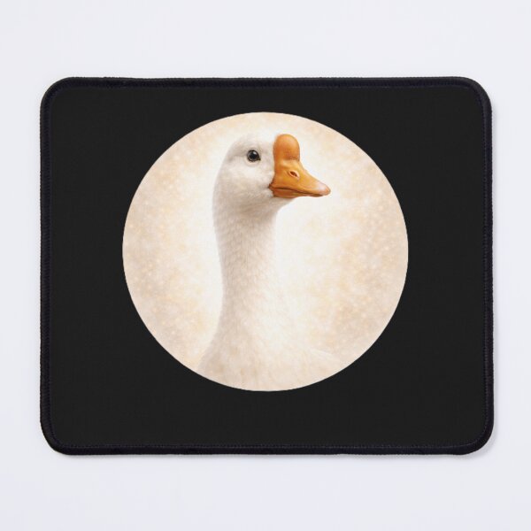 Item preview, Goose Personality Portrait – Soft Cream Circle Farm Animal Art designed and sold by TheJoyfulPen.