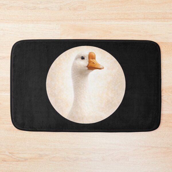 Item preview, Goose Personality Portrait – Soft Cream Circle Farm Animal Art designed and sold by TheJoyfulPen.