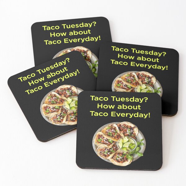 Item preview, Funny Taco Everyday  designed and sold by Cat Haven & Rescue .