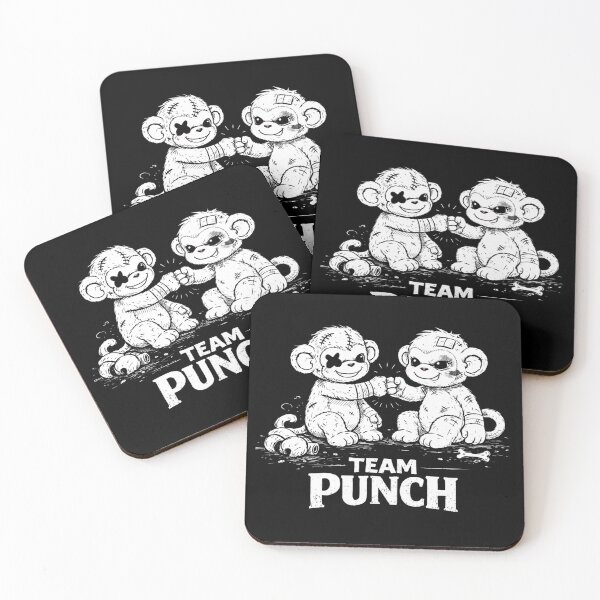 Item preview, Team Punch — Tough Plush Monkeys Brotherhood After Fight designed and sold by VibeOffline Studio.