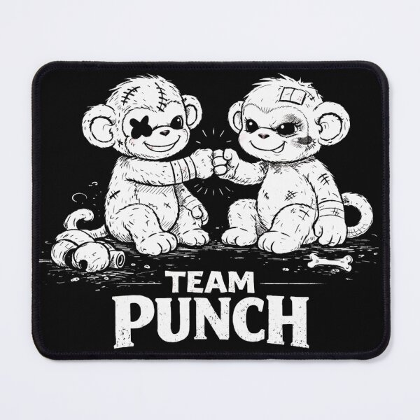 Item preview, Team Punch — Tough Plush Monkeys Brotherhood After Fight designed and sold by VibeOffline Studio.