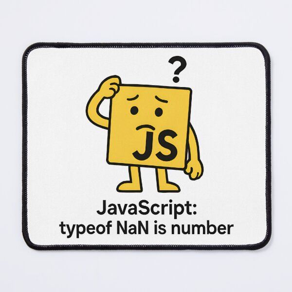 Item preview, JavaScript typeof NaN Is Number Funny Frontend designed and sold by Zenith Design.