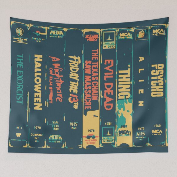 Item preview, Horror Movie VHS Stack Variant designed and sold by codeEapparel.
