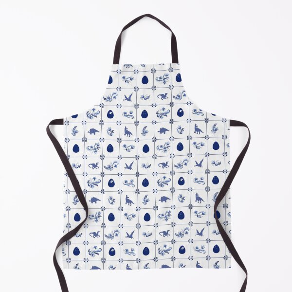 Item preview, Jurassic Delft in Blue - Tiles designed and sold by mikaelaK.