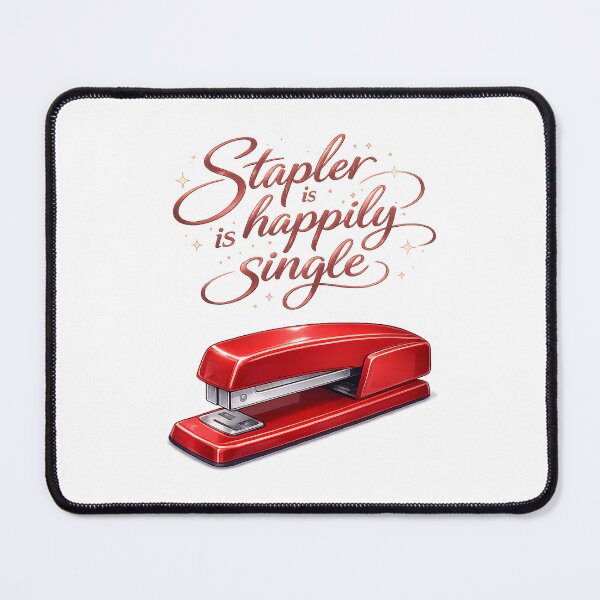Item preview, Stapler Is Happily Single designed and sold by PopCultureArtShop.