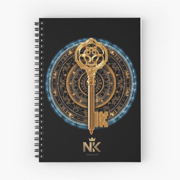 Item preview, NK Studios emblem with a radiant golden key motif designed and sold by NK-Studios .