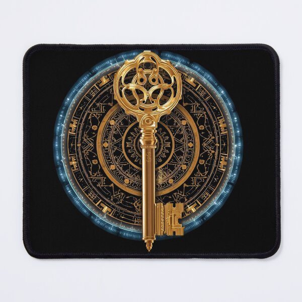 Item preview, NK Studios emblem with a radiant golden key motif designed and sold by NK-Studios .