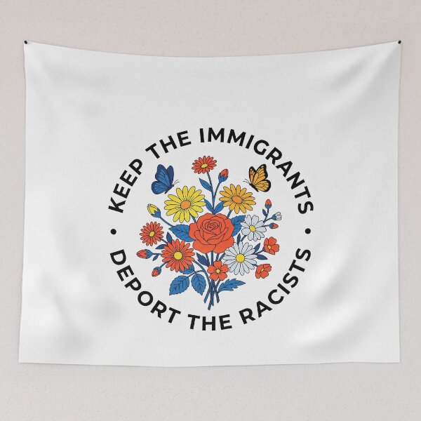 Item preview, Keep Immigrants Deport Racists  Immigrant designed and sold by BornBorn.