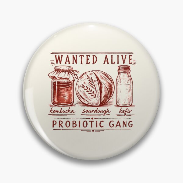 Item preview, Kombucha Sourdough Kefir Probiotic Gang designed and sold by DemureArtsy.
