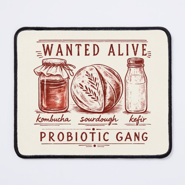 Item preview, Kombucha Sourdough Kefir Probiotic Gang designed and sold by DemureArtsy.
