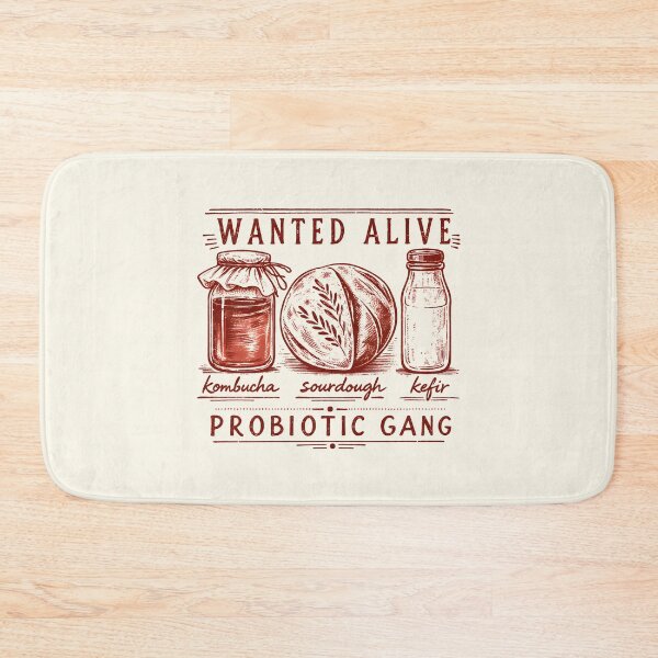 Item preview, Kombucha Sourdough Kefir Probiotic Gang designed and sold by DemureArtsy.