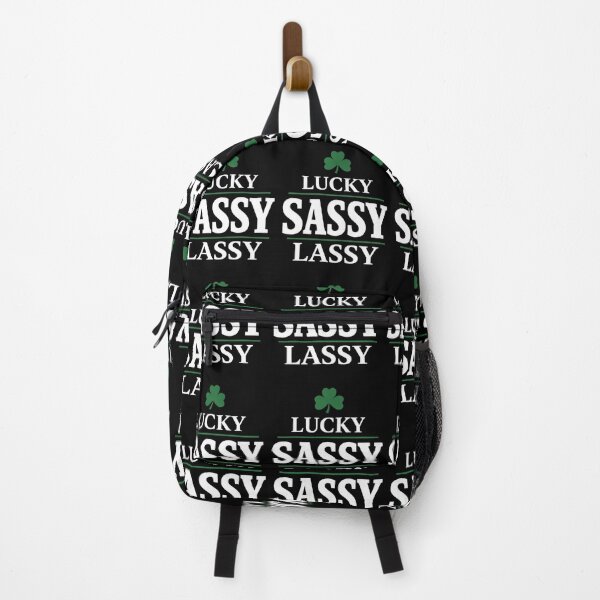 Item preview, Lucky Sassy Lassy Shamrock Quote designed and sold by FreshVibe Prints.