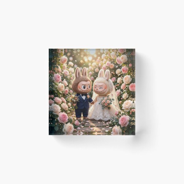 Item preview, The wedding of the lovers Labubu. designed and sold by Natalia-Vlad.
