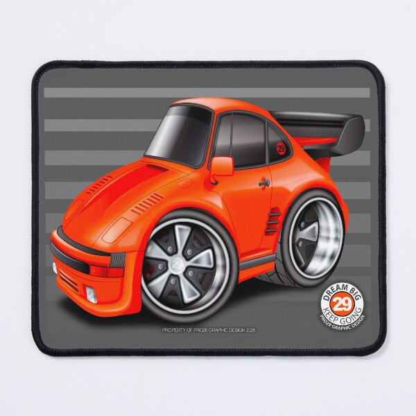 Item preview, Cartoon Turbo German Style Car designed and sold by Pro29Graphics.