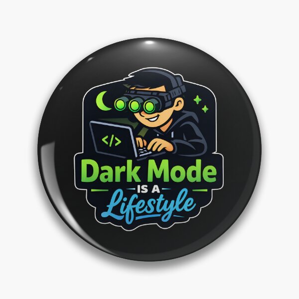 Item preview, Dark Mode Is A Lifestyle Funny Programmer Night Owl designed and sold by Zenith Design.