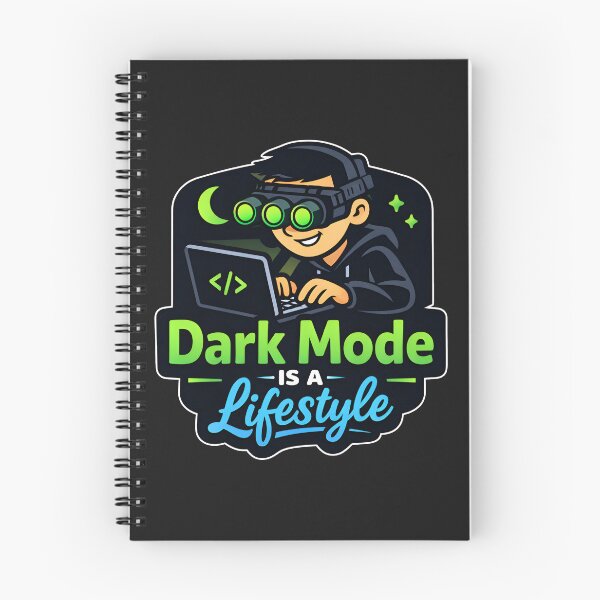 Item preview, Dark Mode Is A Lifestyle Funny Programmer Night Owl designed and sold by Zenith Design.