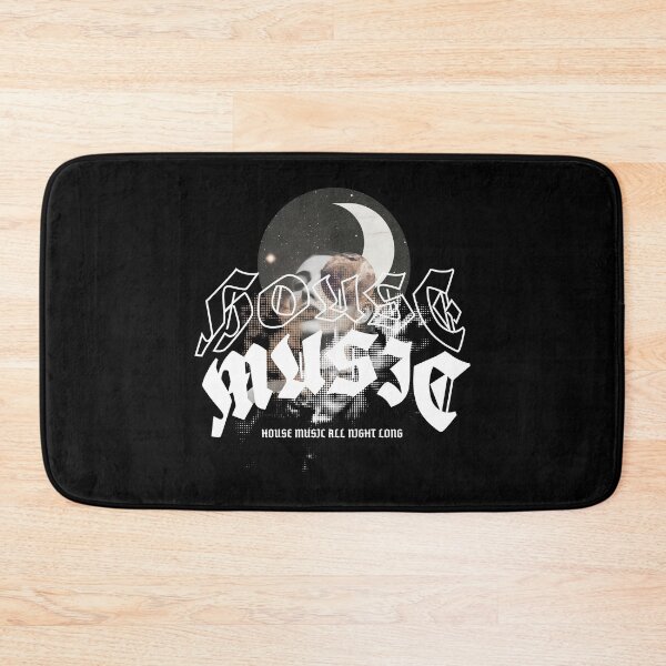Item preview, HOUSE MUSIC  - Moon House Vibes (White) designed and sold by Discothreadz.