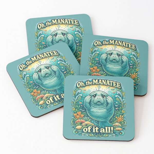 Item preview, Oh, the Manatee of It All! designed and sold by BB Design Garage.