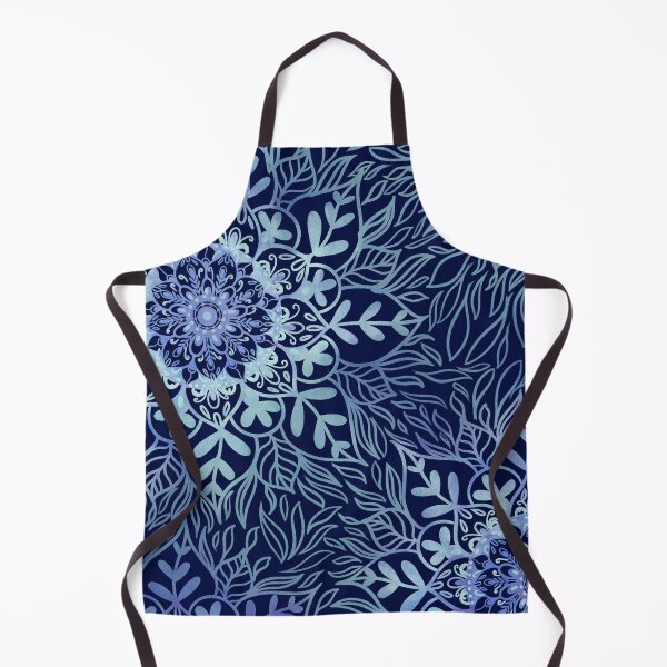 Item preview, Blue floral garden boho designed and sold by Rosebudstudio Halsey.