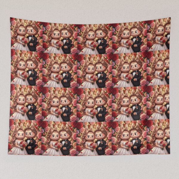 Item preview, The wedding of the lovers Labubu. designed and sold by Natalia-Vlad.