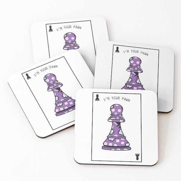 Item preview, Floral Purple Chess Pawn – Cute Cottagecore Chess Illustration designed and sold by Yhanartstudio.