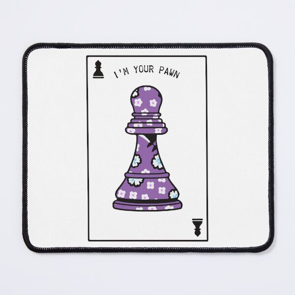 Item preview, Floral Purple Chess Pawn – Cute Cottagecore Chess Illustration designed and sold by Yhanartstudio.