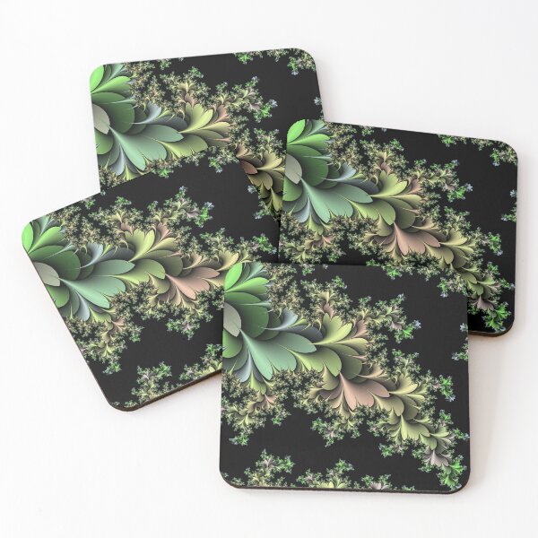 Item preview, Leafy Green Salad Fractal designed and sold by MoodyMuseArt.