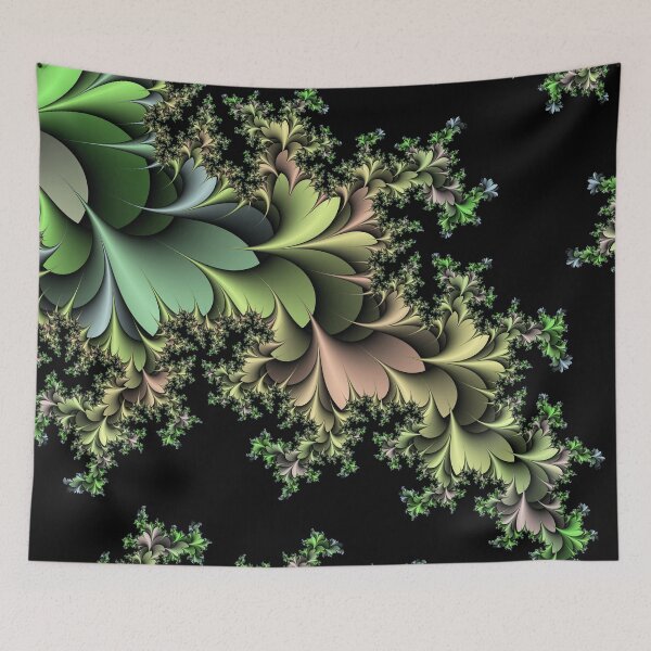 Item preview, Leafy Green Salad Fractal designed and sold by MoodyMuseArt.
