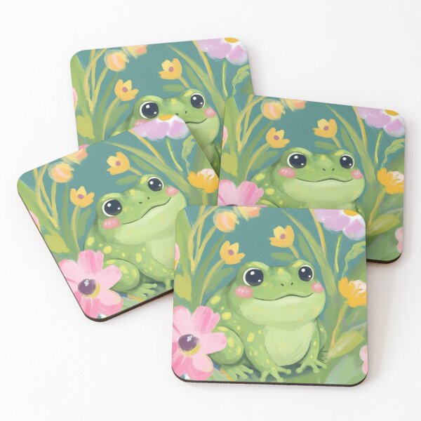 Item preview, Dreamy Frog in Flower Garden designed and sold by HeyHas.