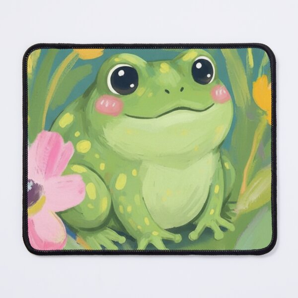 Item preview, Dreamy Frog in Flower Garden designed and sold by HeyHas.