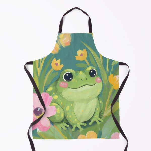 Item preview, Dreamy Frog in Flower Garden designed and sold by HeyHas.
