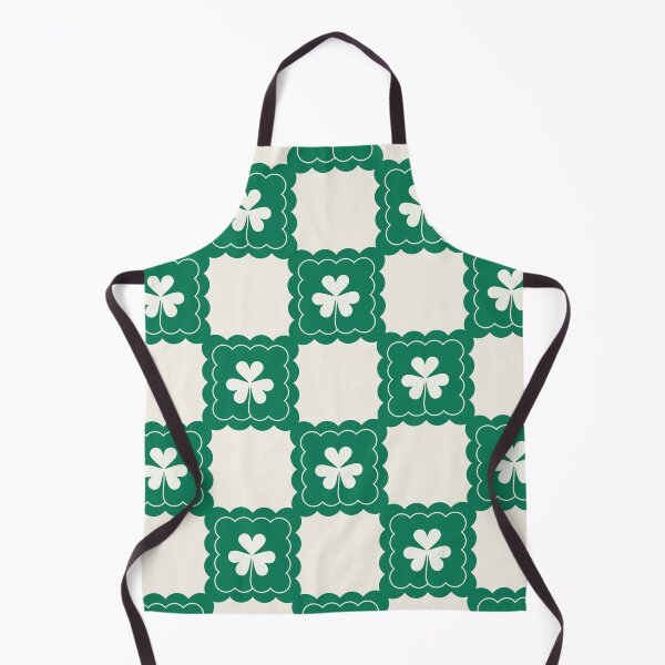 Item preview, Clover Green on Beige Background  designed and sold by creativepine.