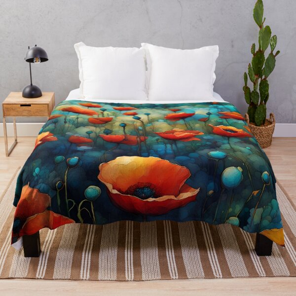 Item preview, Otherworldly Poppy Meadow designed and sold by Glimmersmith.