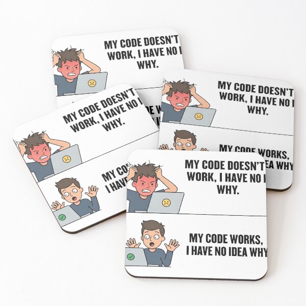 Item preview, My Code Works I Have No Idea Why Funny Programmer designed and sold by Zenith Design.