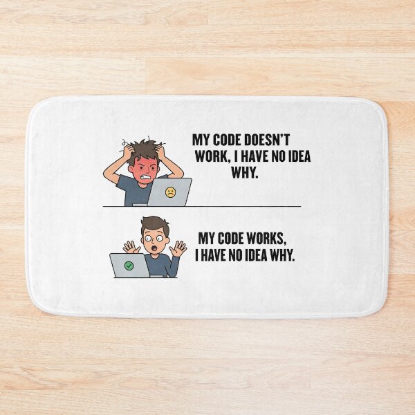 Item preview, My Code Works I Have No Idea Why Funny Programmer designed and sold by Zenith Design.