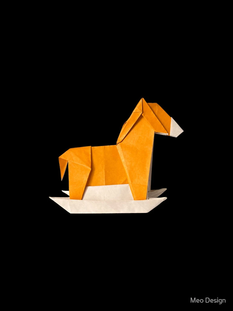 Thumbnail 4 of 4, iPhone Case, Origami Rocking Horse designed and sold by Meo Design.