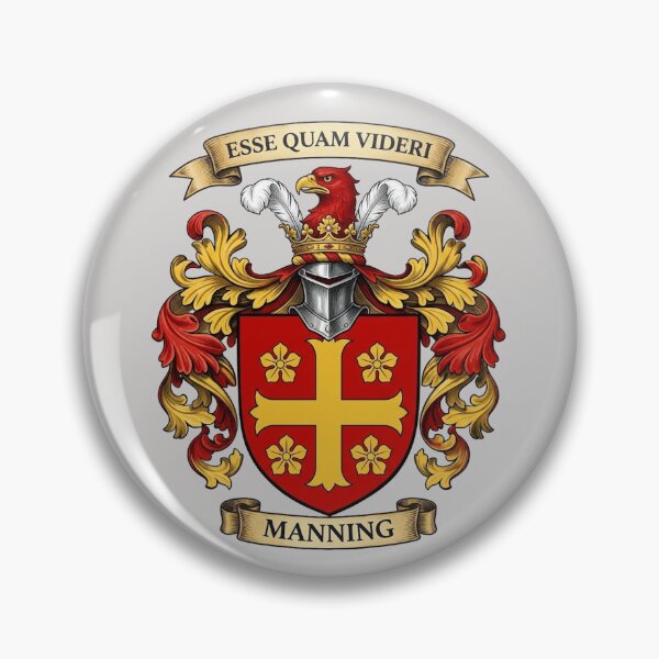 Item preview, The Manning Family Coat of Arms designed and sold by BagTown Clans.