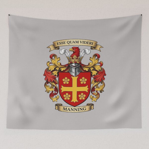 Item preview, The Manning Family Coat of Arms designed and sold by BagTown Clans.