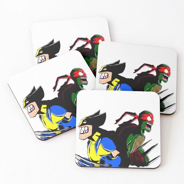 Item preview, Raphael and Wolverine  designed and sold by DGcomics.
