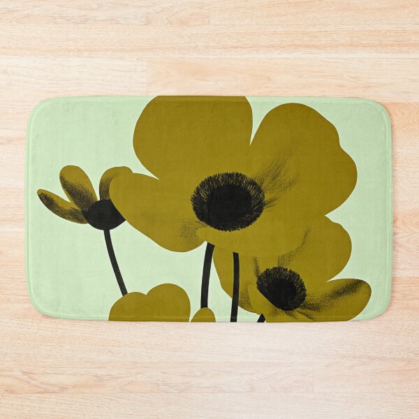 Item preview, Luxury Golden Art Deco Floral Wall Art designed and sold by joycrysstudio.