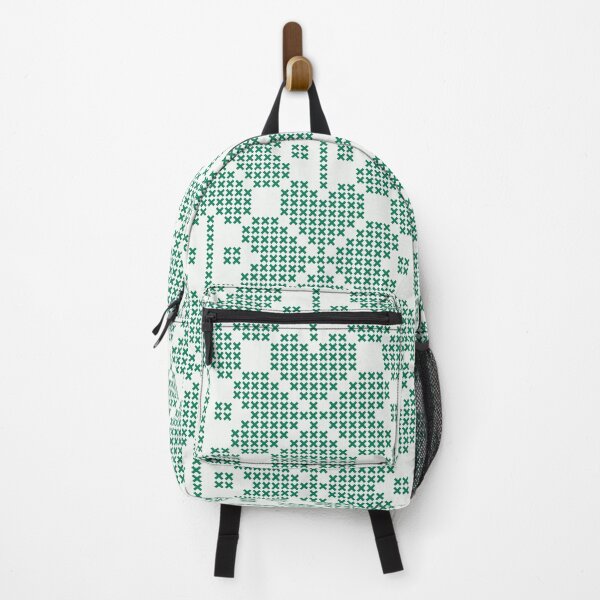 Item preview, Cross Stitch Clover Green On White Background designed and sold by creativepine.